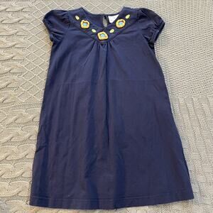 Hanna Andersson Navy Blue Dress ~ 6